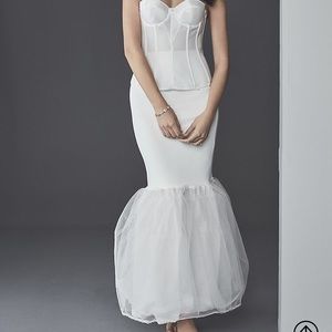 Trumpet bridal slip size xs